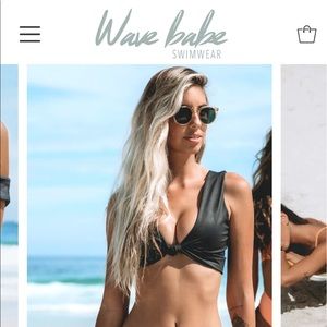 Wave Babe Havana Top Black Sand - Size L